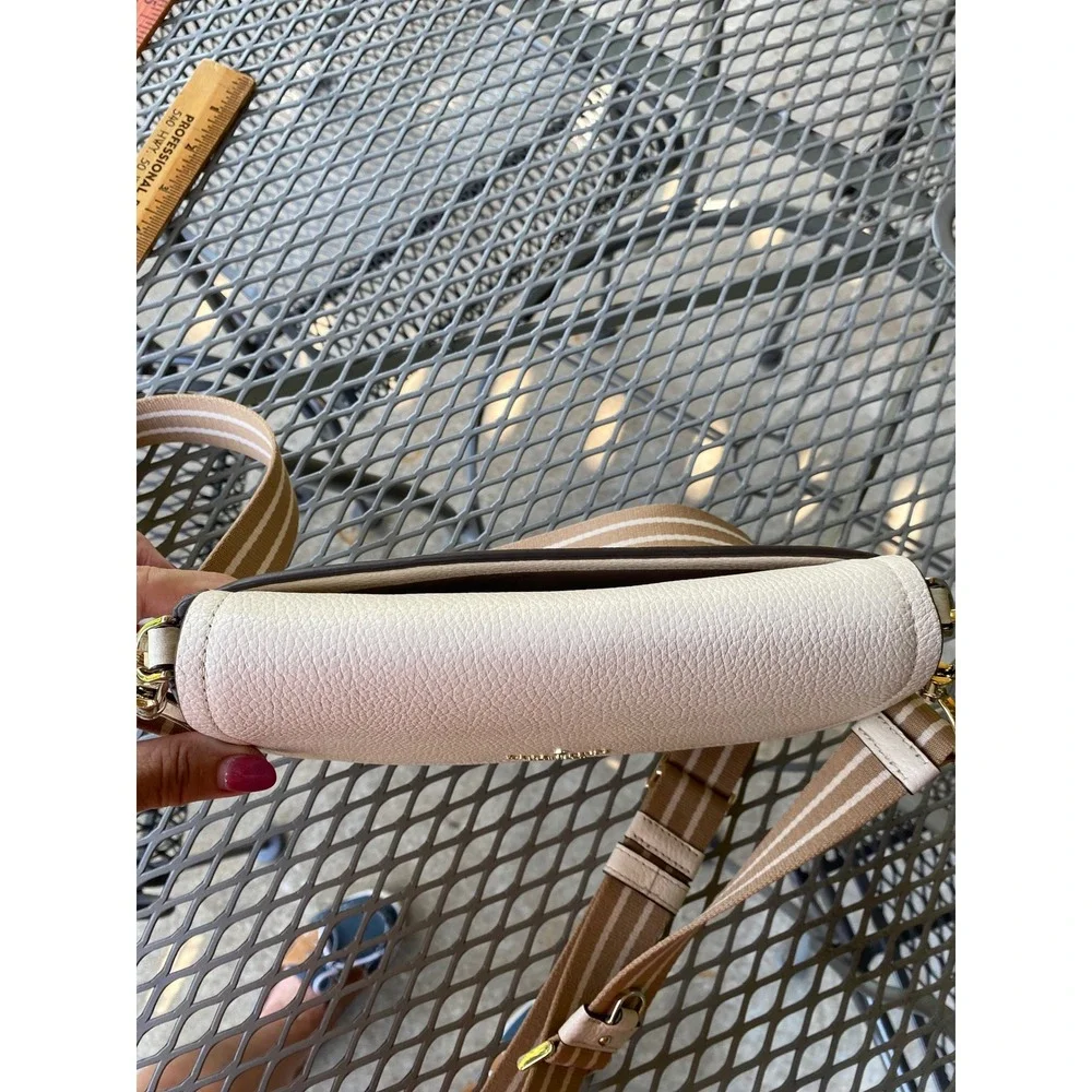 Kate Spade Bag Rosie Cream Pebbled Leather Small Flap Camera Crossbody